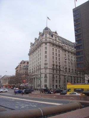 Willard Inter-Continental Hotel Building, 14th St. and Pennsylvania Ave. image. Click for full size.