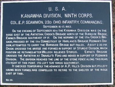 Kanawha Division Tablet. Click for full size. Kanawha Division Tablet image. Click for full size.
