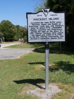 Pinckney Island Marker. Click for full size. Pinckney Island Marker image. Click for full size.