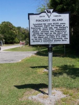 Pinckney Island Marker image. Click for full size.