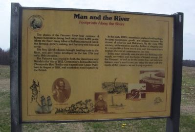 Man and the River Marker. Click for full size. Man and the River Marker image. Click for full size.