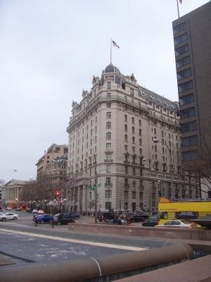 Willard Inter-Continental Hotel Building, 14th St. and Pennsylvania Ave.. Click for full size. Willard Inter-Continental Hotel Building, 14th St. and Pennsylvania Ave. image. Click for full size.