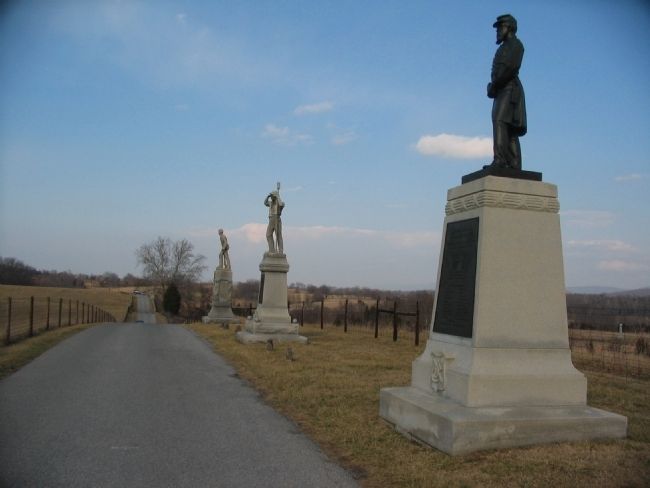 Pennsylvania Monuments along the Central Section of Branch Avenue. Click for full size. Pennsylvania Monuments along the Central Section of Branch Avenue image. Click for full size.