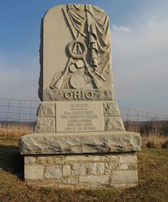 23rd Ohio Infantry Monument image. Click for full size.