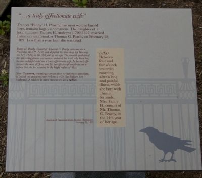 “
a truly affectionate wife” Marker. Click for full size. “
a truly affectionate wife” Marker image. Click for full size.