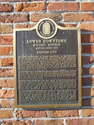 Lower Downtown Historic District Marker image. Click for full size.