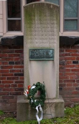 James McHenry grave marker image. Click for full size.