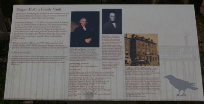 Dugan-Hollins Family Vault Marker. Click for full size. Dugan-Hollins Family Vault Marker image. Click for full size.