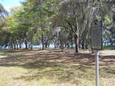 Emancipation Day Camp Saxton Site Marker image. Click for full size.