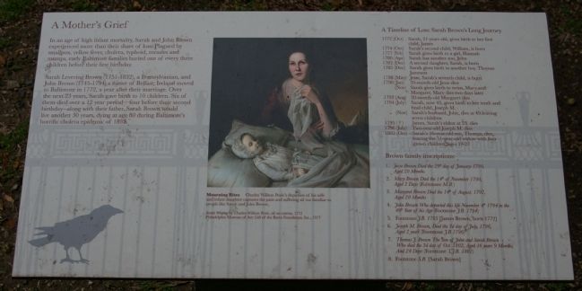 A Mother’s Grief Marker. Click for full size. A Mother’s Grief Marker image. Click for full size.