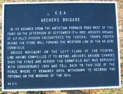 Archer's Brigade Tablet image. Click for full size.