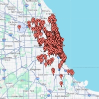 Map of Chicago listings
