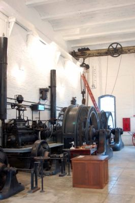 Original equiprment inside the powerhouse building image. Click for full size.