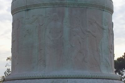 Detail On Base of Statue image. Click for full size.