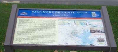 Baltimore Regional Trail Marker image. Click for full size.