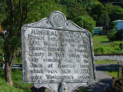 Mineral County Face of Marker. Click for full size. Mineral County Face of Marker image. Click for full size.