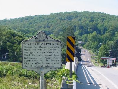 State of Maryland Face of Marker. Click for full size. State of Maryland Face of Marker image. Click for full size.