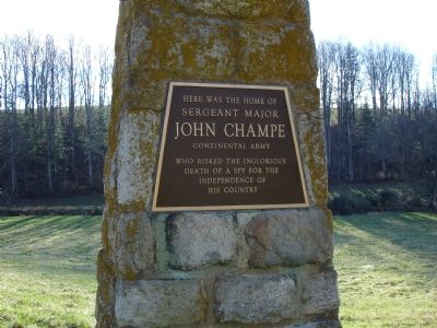 Sergeant Major John Champe Monument. Click for full size. Sergeant Major John Champe Monument image. Click for full size.