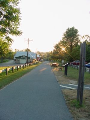 Western Maryland Rail Trail Westbound at Hancock image. Click for full size.