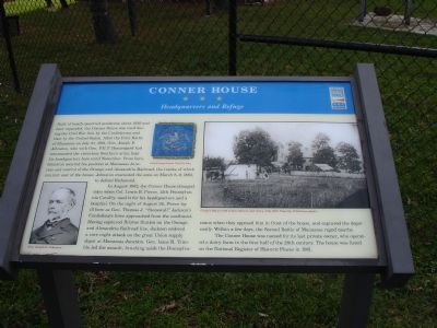 Conner House Marker image. Click for full size.