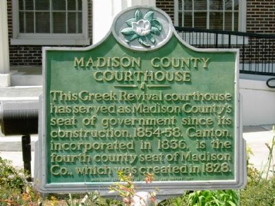 Madison County Courthouse Marker image. Click for full size.
