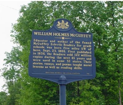 William Holmes McGuffey Marker image. Click for full size.