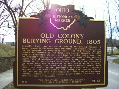 Old Colony Burying Ground image. Click for full size.