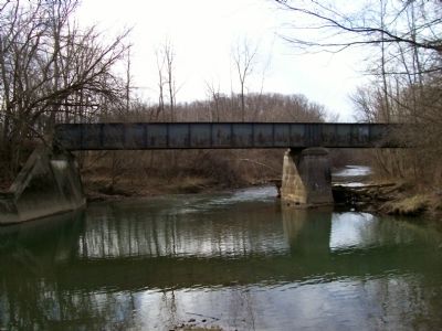 Bridge over Raccoon Creek. Click for full size. Bridge over Raccoon Creek image. Click for full size.