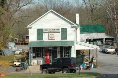 Poole's General Store and Marker. Click for full size. Poole's General Store and Marker image. Click for full size.
