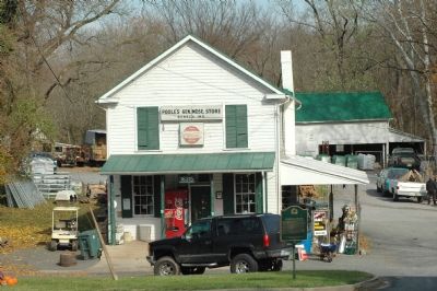 Poole's General Store and Marker image. Click for full size.