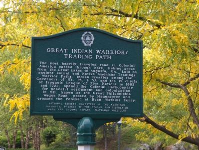 Great Indian Warrior/Trading Path Marker image. Click for full size.