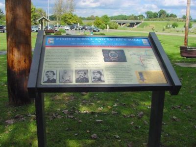 Fishers Hill and Yagers Mill Marker image. Click for full size.