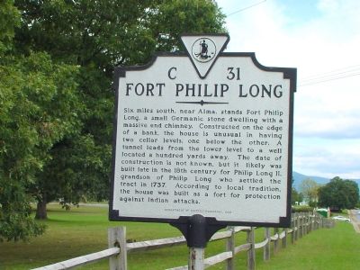 Fort Philip Long Marker image. Click for full size.