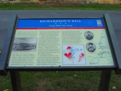 Richardsons Hill Marker image. Click for full size.