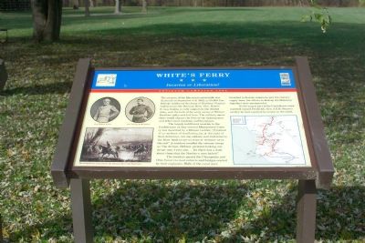 White’s Ferry Marker image. Click for full size.