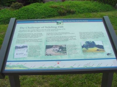 The Challenge of Sideling Hill Marker image. Click for full size.
