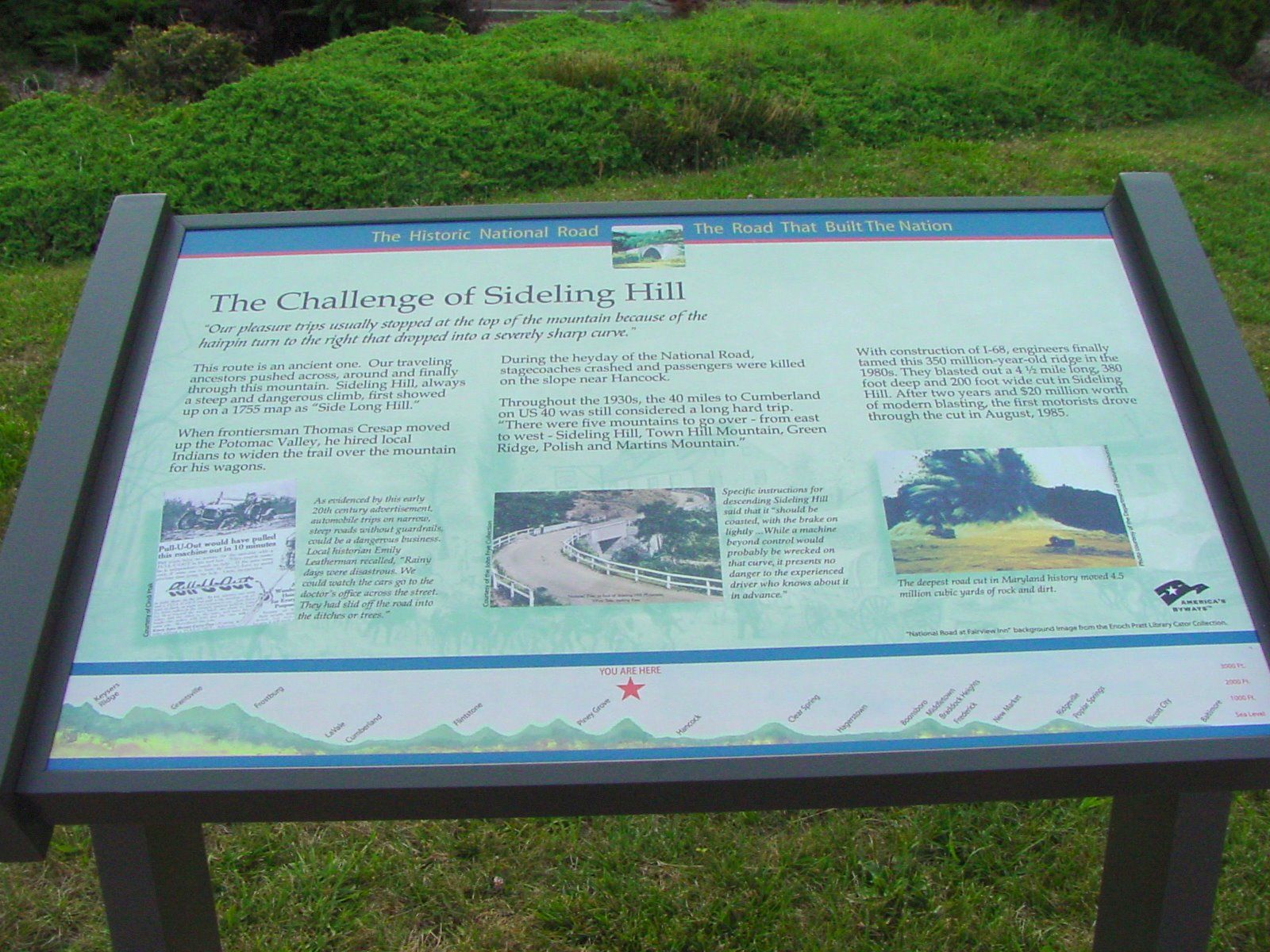 The Challenge of Sideling Hill Marker