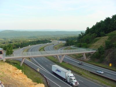 Eastern Approach to the Sideling Hill Cut image. Click for full size.