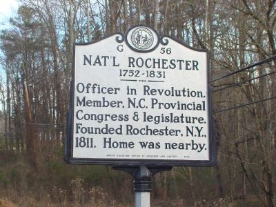 Nat'l Rochester Marker image. Click for full size.