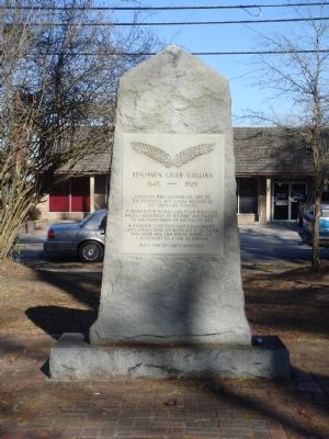 Benjamin Grier Collins Marker. Click for full size. Benjamin Grier Collins Marker image. Click for full size.