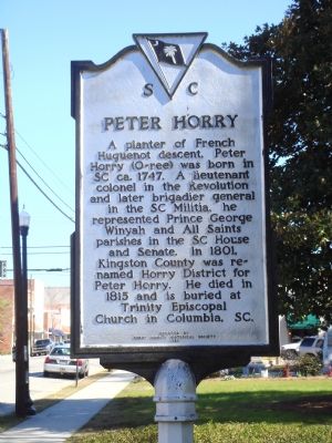 The Peter Horry Side of Marker image. Click for full size.