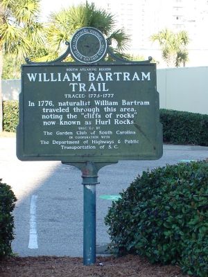 William Bartram Trail Marker image. Click for full size.