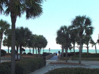 Atlantic Ocean at Hurl Rock Park – View from the Marker image. Click for full size.