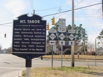 Mt. Tabor Marker image. Click for full size.
