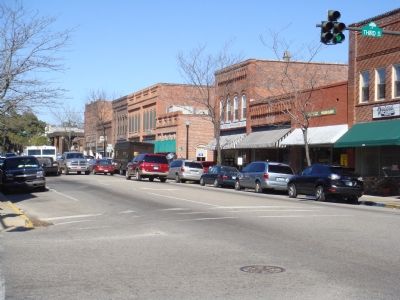 A Block of Main Street in Downtown Conway image. Click for full size.