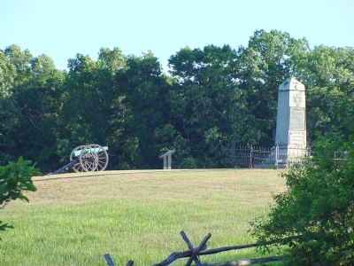 Telephoto View from the Groveton Confederate Cemetery image. Click for full size.