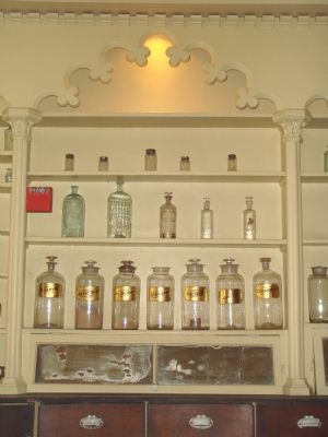 Shelves, Jars and Bottles image. Click for full size.