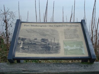 Fort Washington Marker. Click for full size. Fort Washington Marker image. Click for full size.