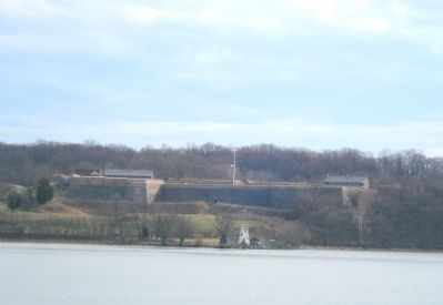 Fort Washington in Maryland, from the Virginia Side of the Potomac. Click for full size. Fort Washington in Maryland, from the Virginia Side of the Potomac image. Click for full size.