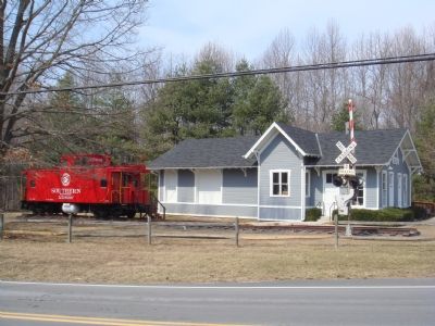 Fairfax Station and Southern Caboose image. Click for full size.